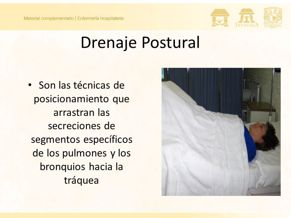 que es el drenaje postural